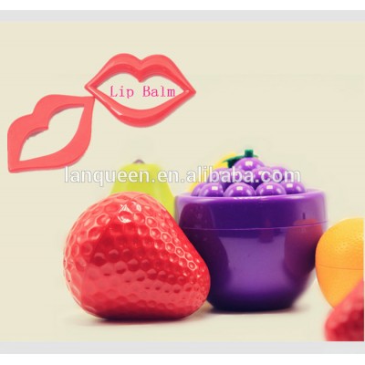 Private Label High Quality Fruit Flavor Ball Lip Balm